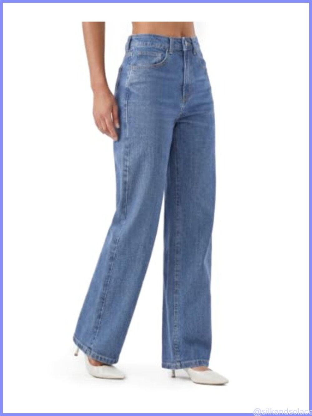 Tall Womens Straight Leg Stretch Denim Jeans Mid Rise Button Zip Fly